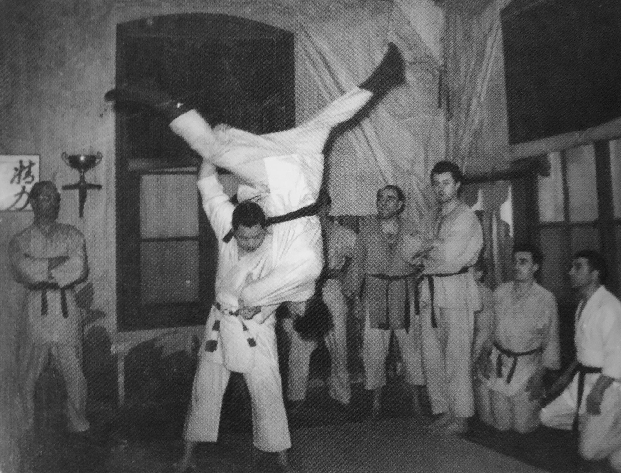 Posters JUDO Yellow belt 1 poster.The technique of judo.